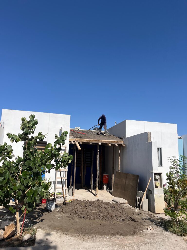 Construcción de losa en cochera3